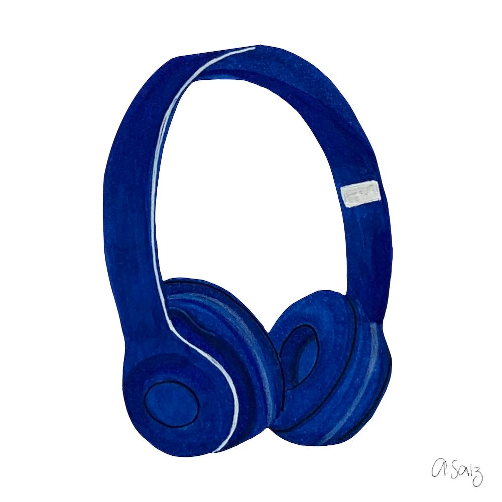 Blue Headphones