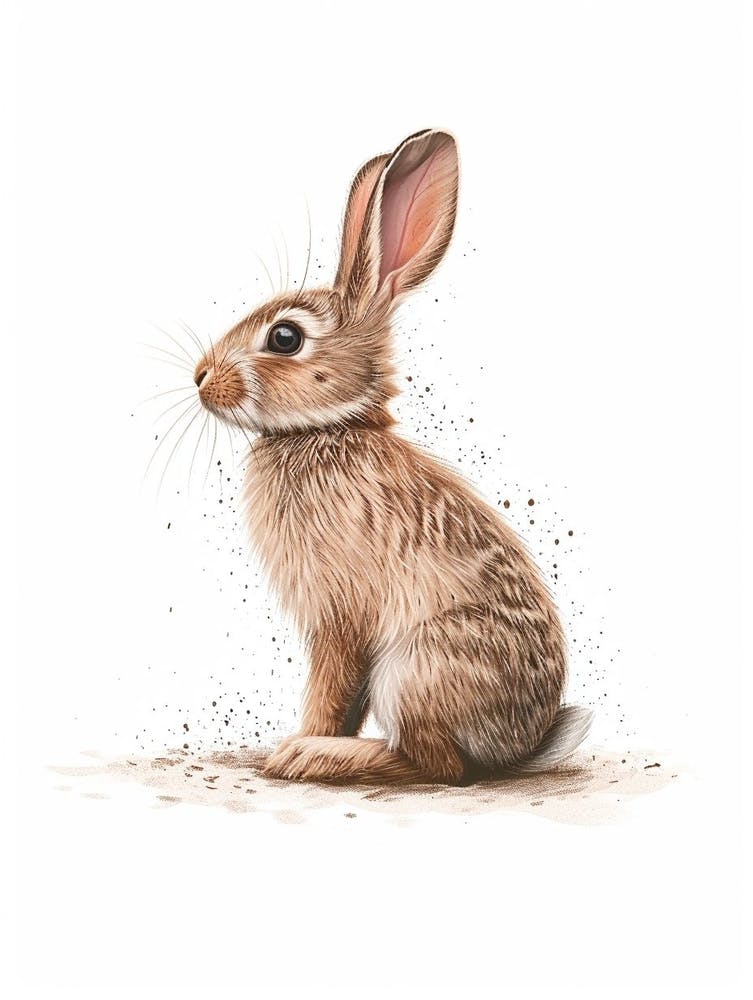 Britannia Petite Rabbit Nursery Illustration 4