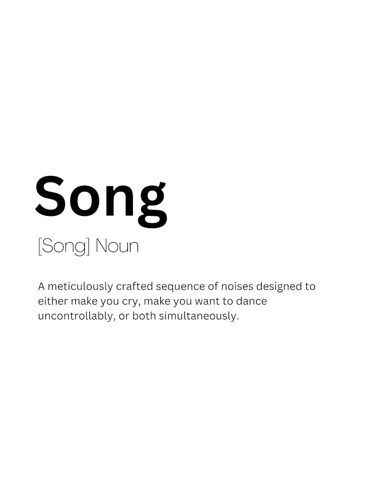 Song Definition Meaning