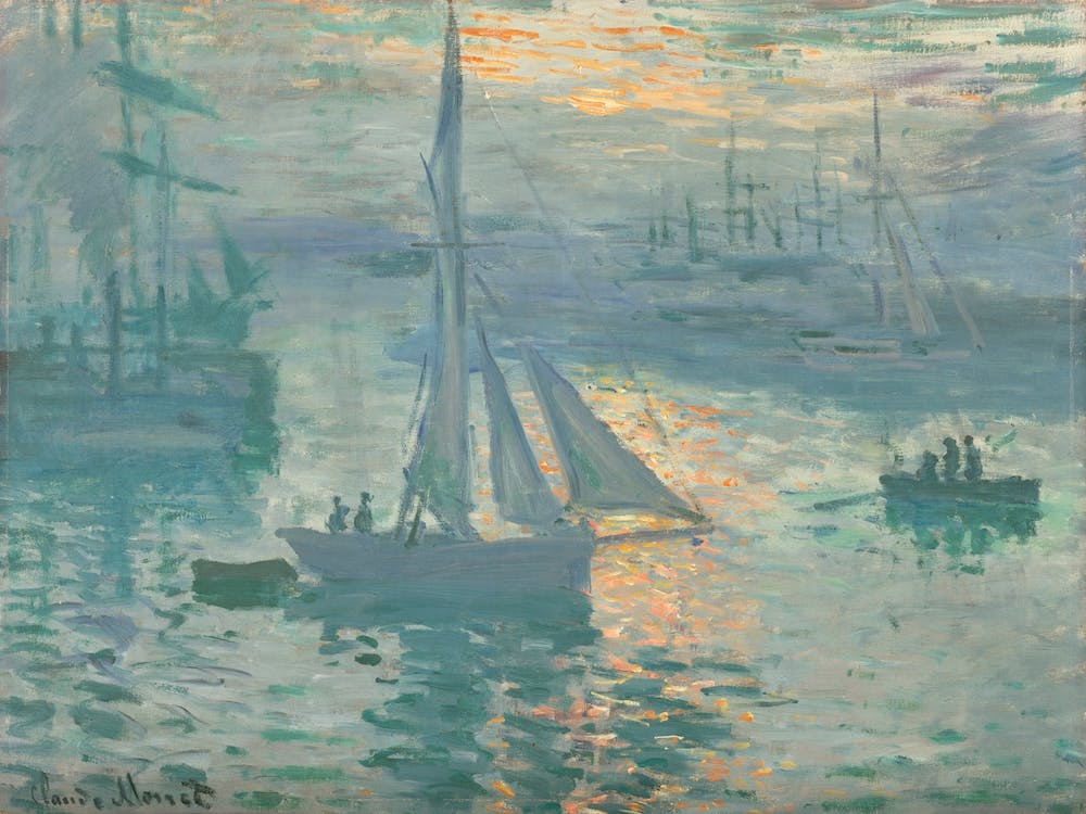 Sunrise (1873), Claude Monet