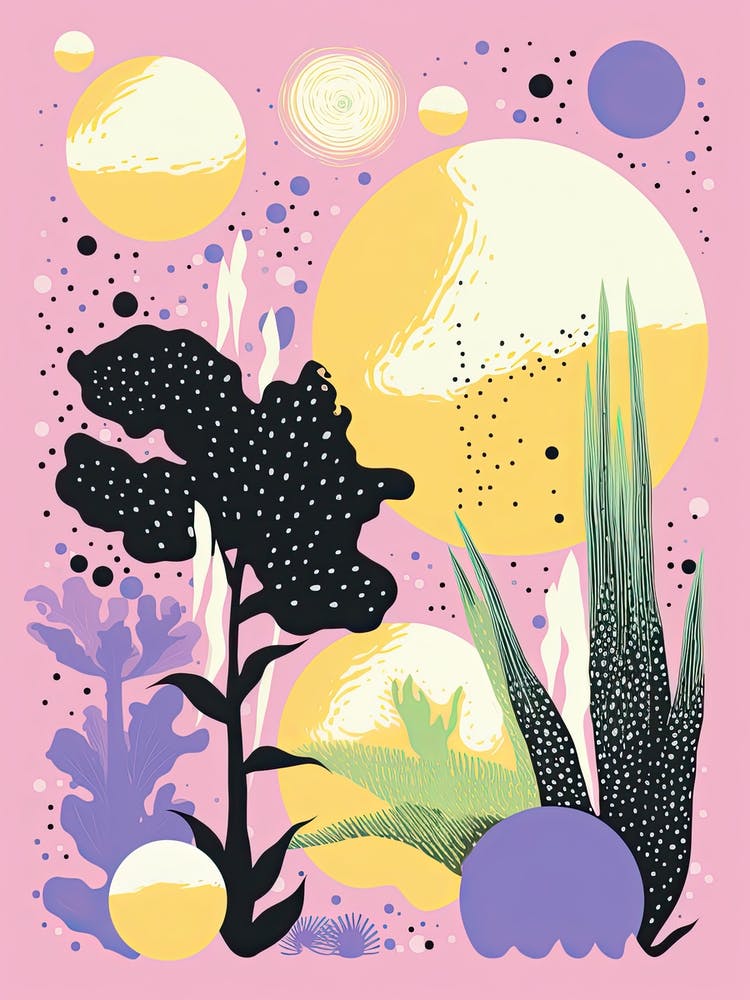Abstract Landscape Risograph Style 47