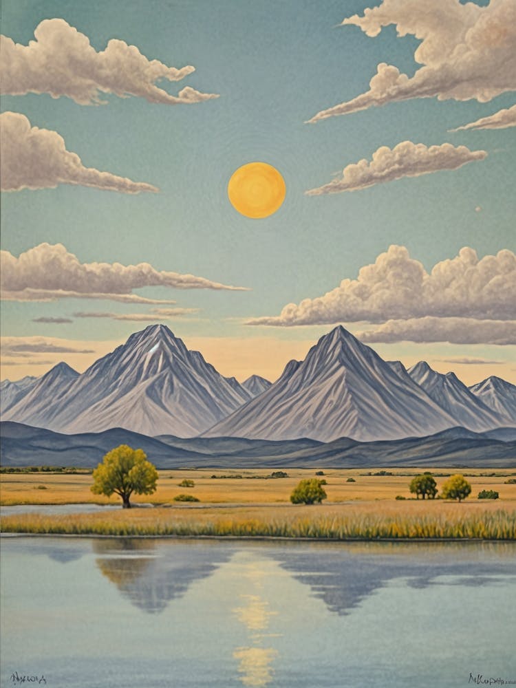 Sunrise Over The Mountains