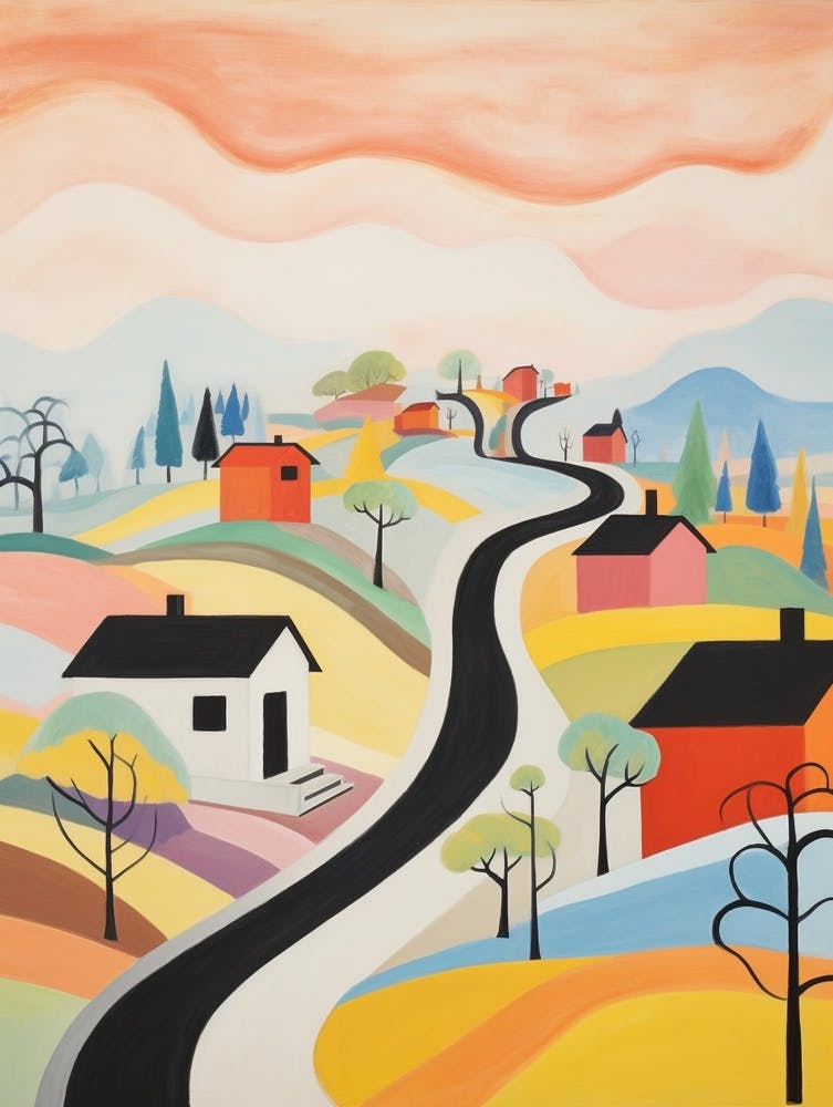 Suburban Abstract Minimalist 1