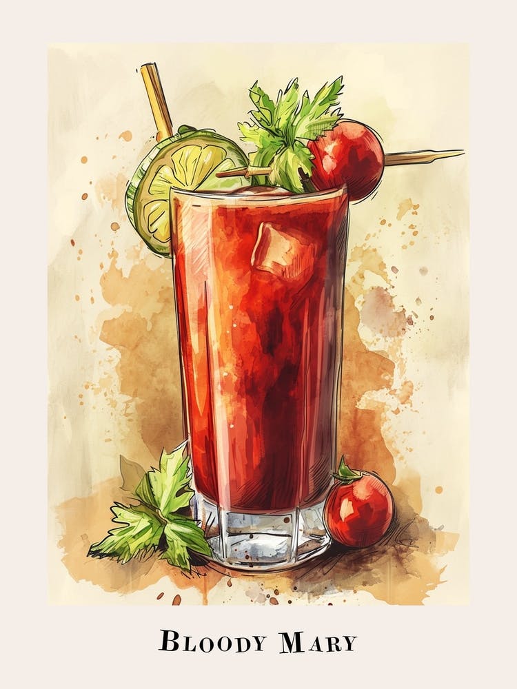 Bloody Mary Tile Poster 3