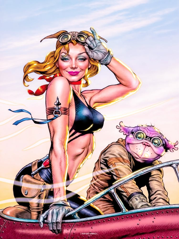 Fly Robin fly | PIN-UP GIRLS COMO TO LIFE! POP ART WORLD 225
The great artists of the last century allowed us to enjoy the beauty of pin-up girls. They were drawings, yes, excellent, that and nothing more. But now, with AI, these girls have come to life a