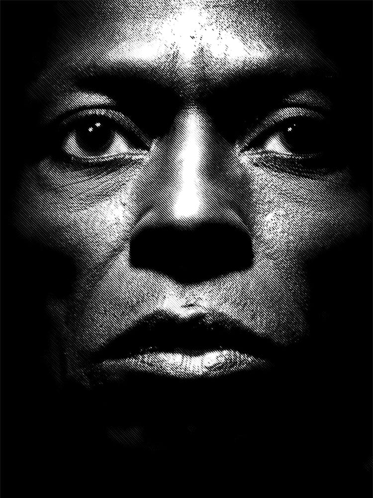 Miles Davis Line Art Illustration 1