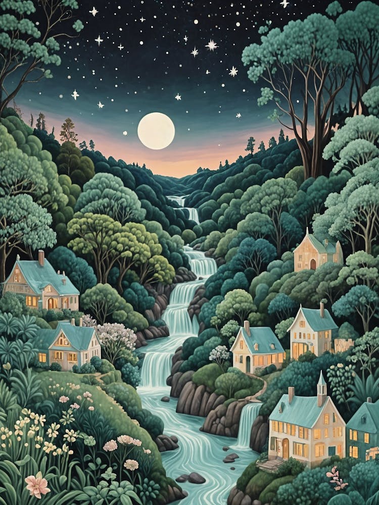 Night In The Fantasy Village