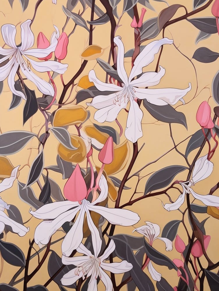 Honeysuckle 1 Flower Painting