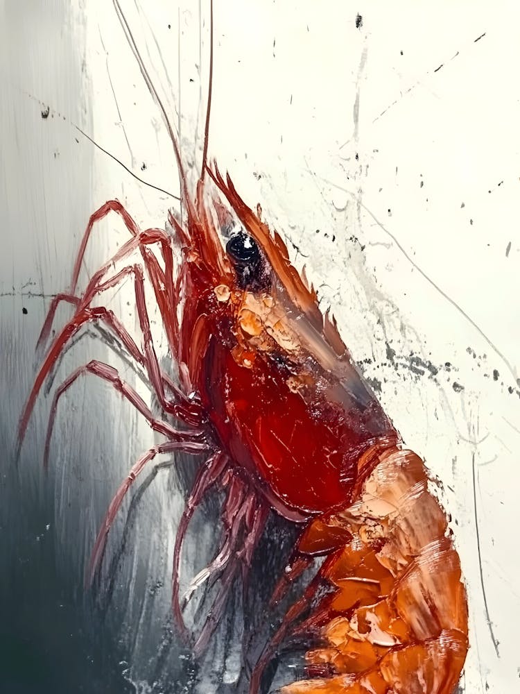 Shrimp In Water