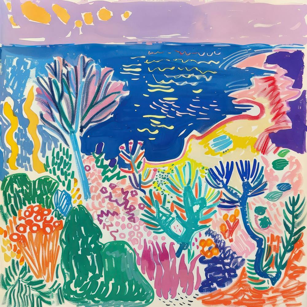 Dessin Marin Style Matisse 11