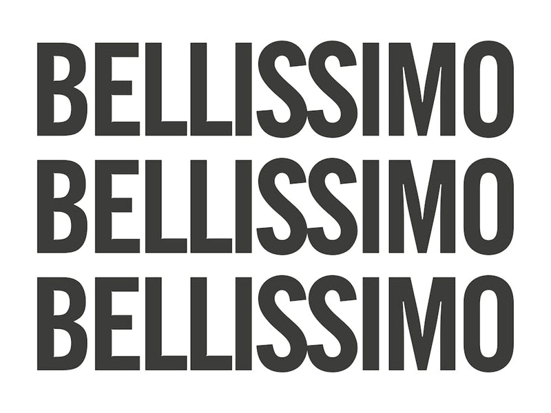 Bellissimo - Weiß und Schwarz