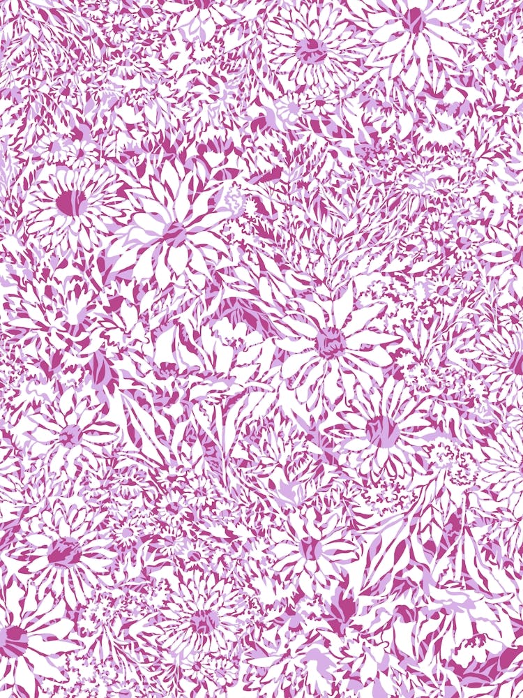 Linear Garden - Magenta