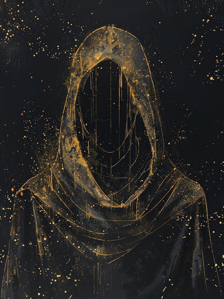 Golden Hooded Man