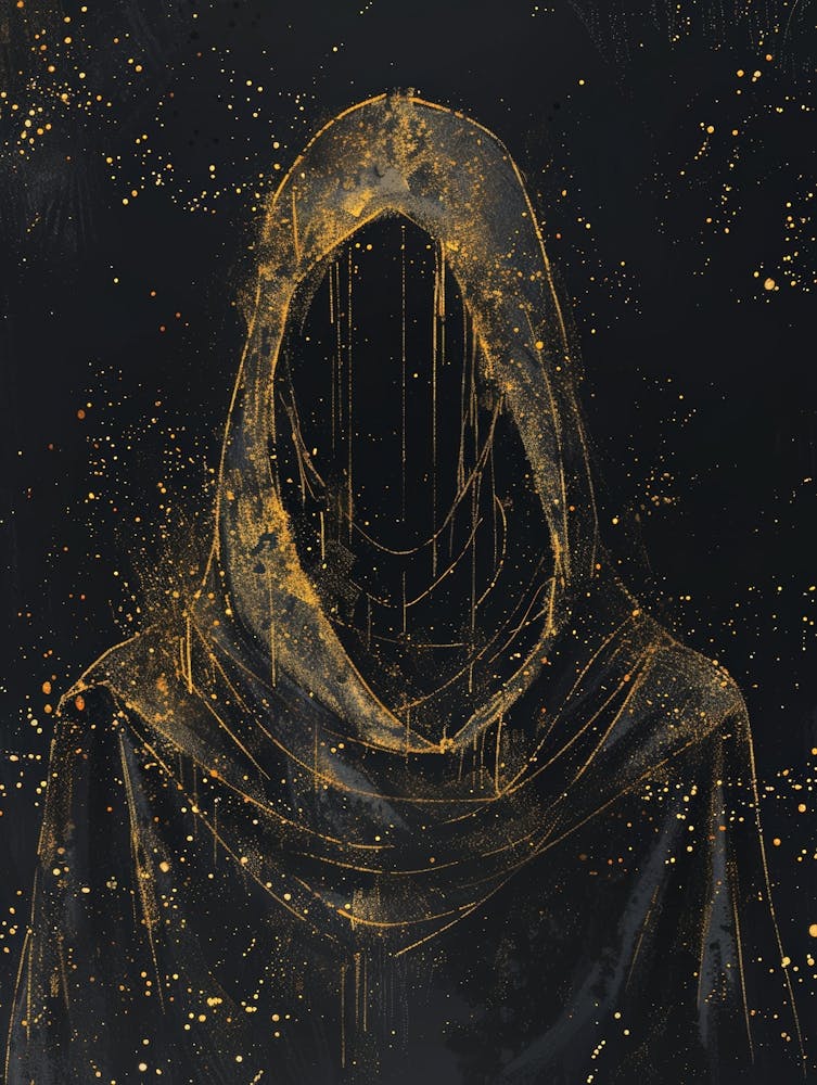 Golden Hooded Man