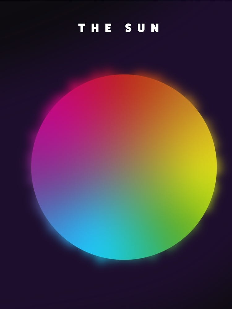 Le Spectre de la Lumière du Soleil