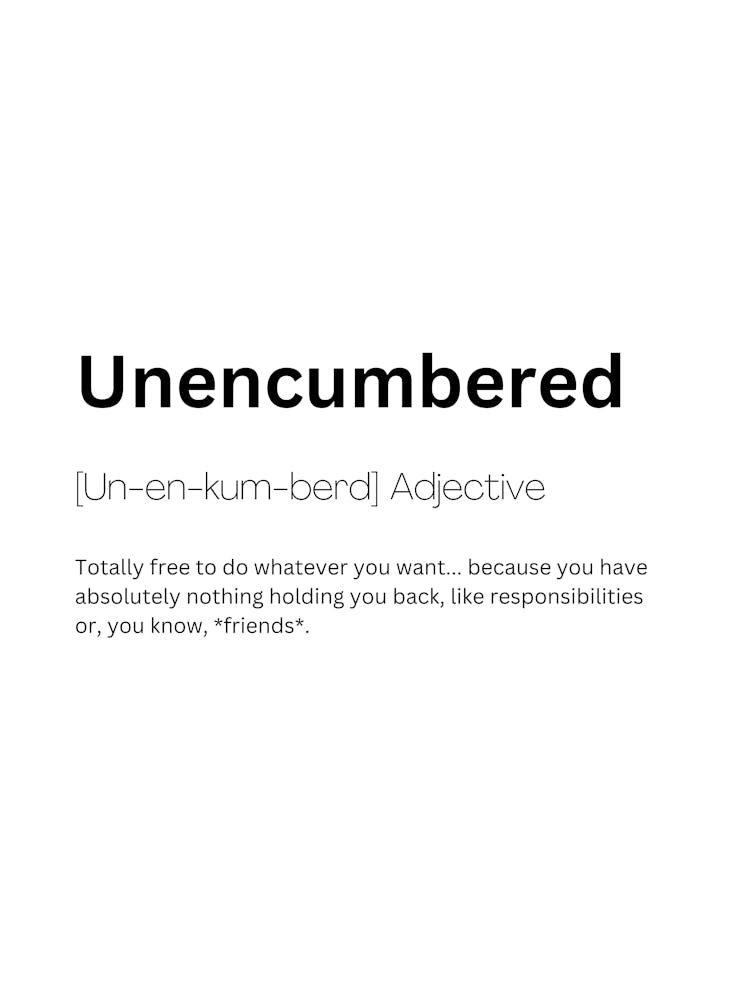 Unencumbered Definition Meaning