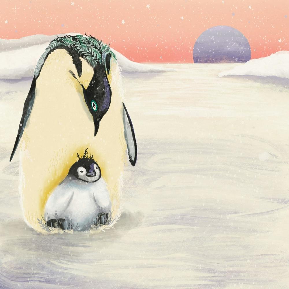 Penguin Hug Square