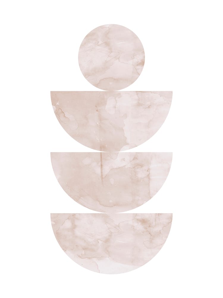 Geometry watercolor circles 5