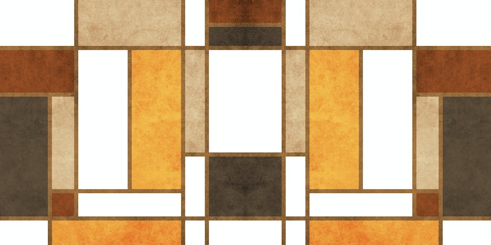 Mondrian Grid White 3