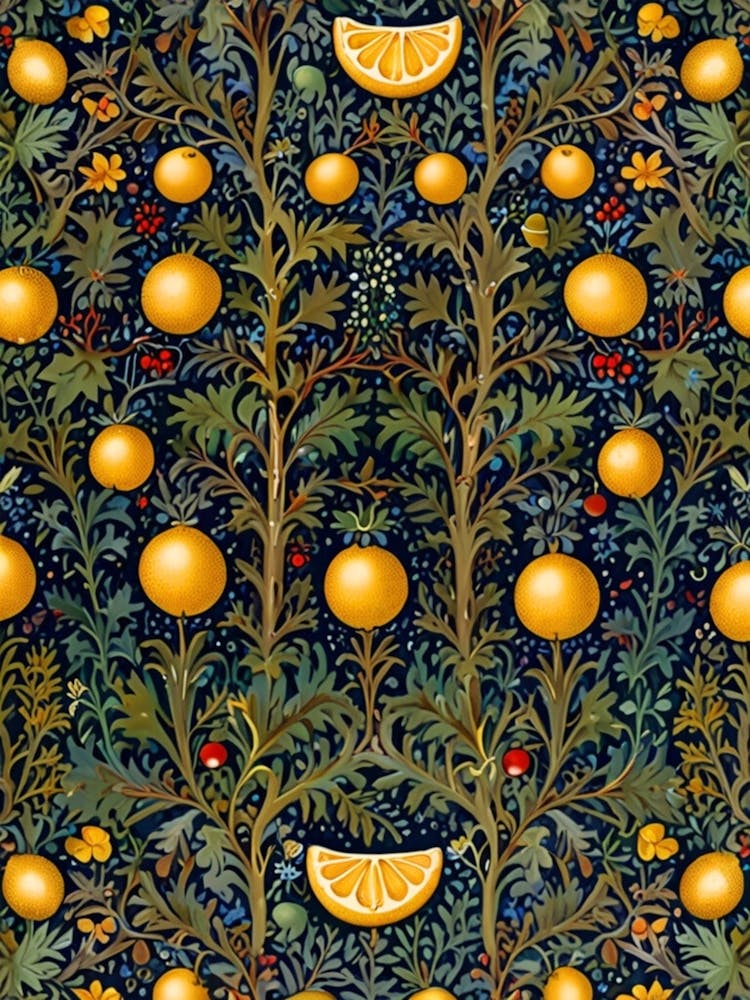 William Morris Oranges In A Tree