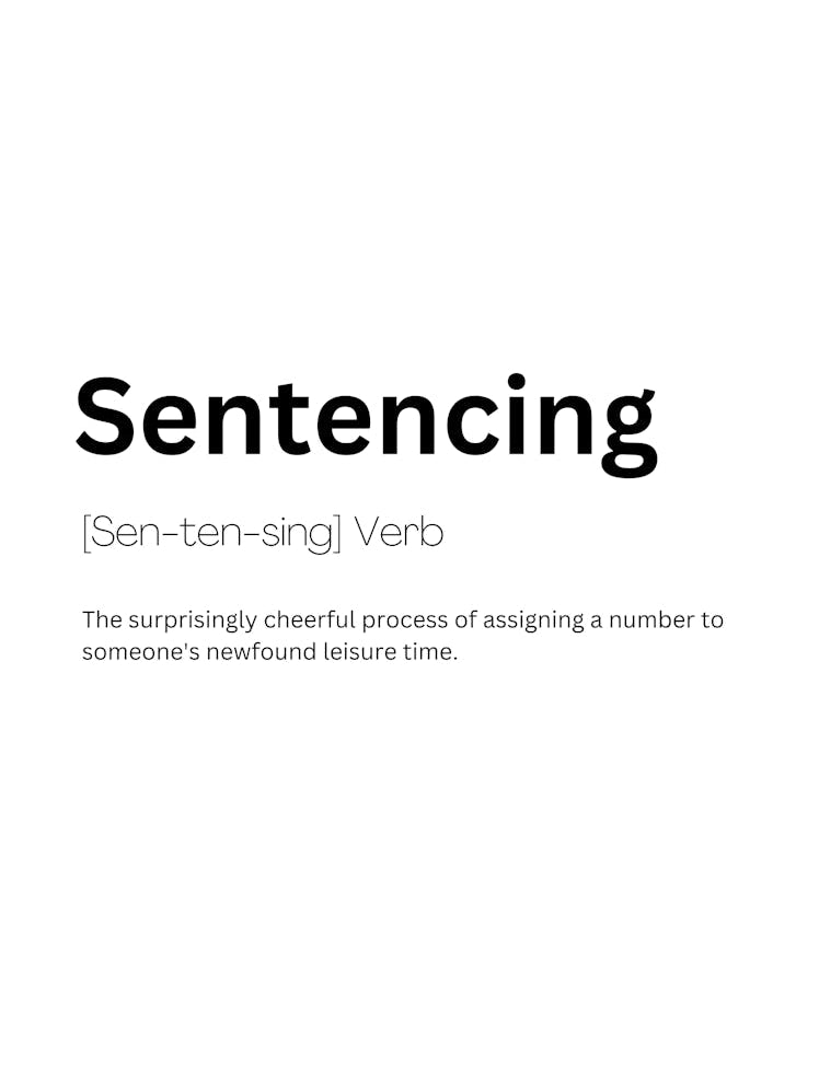 Sentencing Definition Meaning
