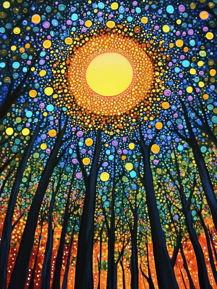 Rainbow In The Forest