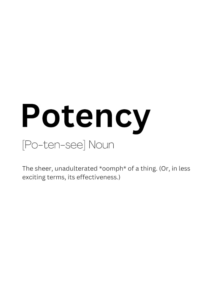 Potency Definition Meaning