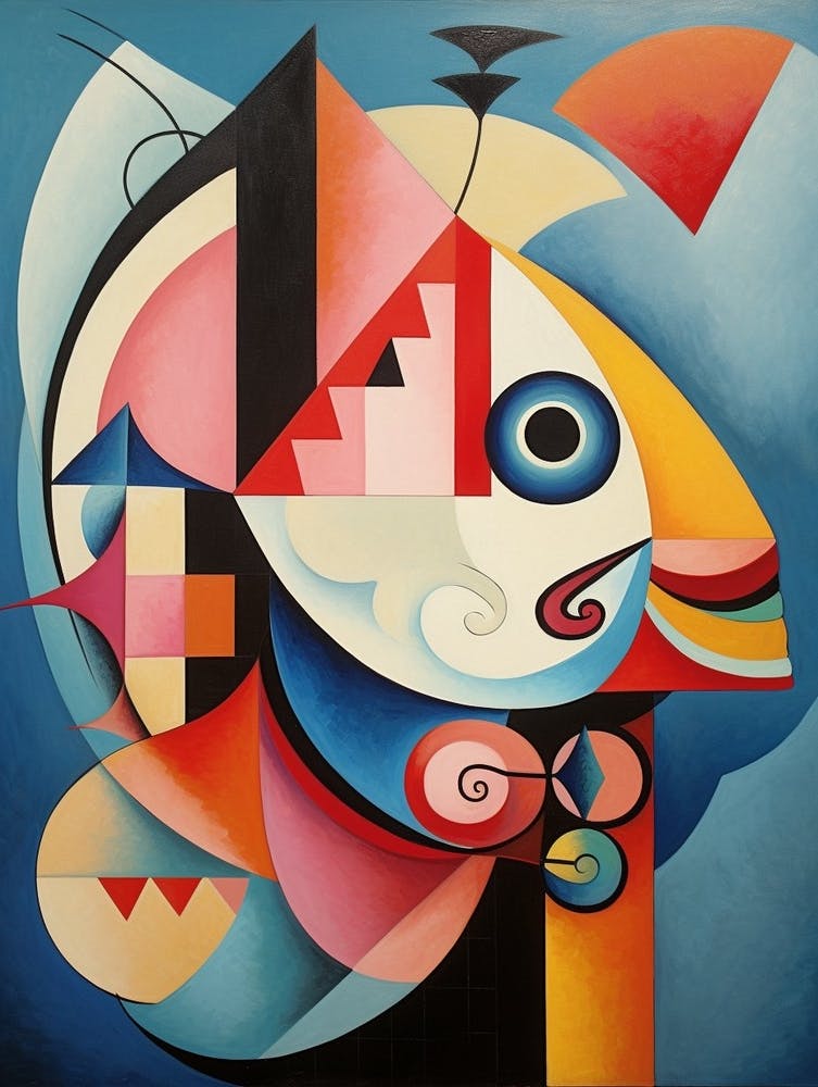 Fish Abstract Pop Art 6