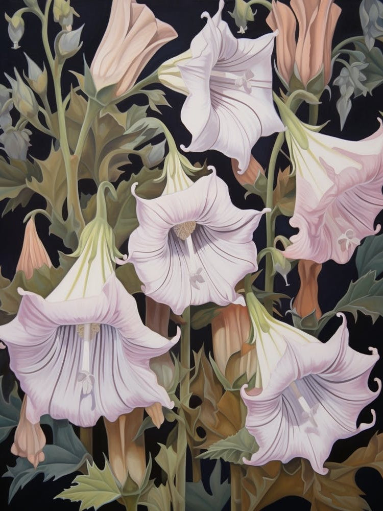 Canterbury Bells 2 Flower Painting