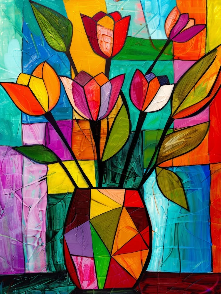 Tulips In A Vase 7