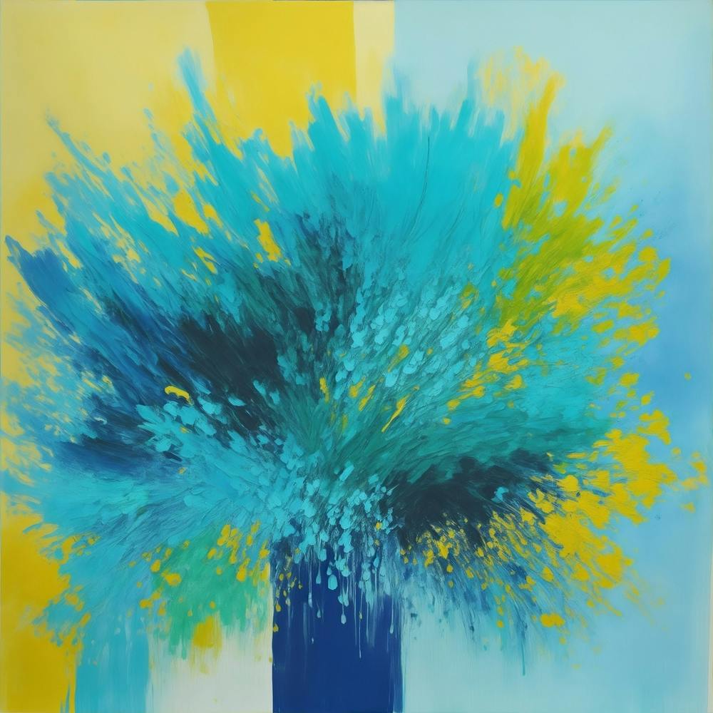 Blue And Yellow Flowers