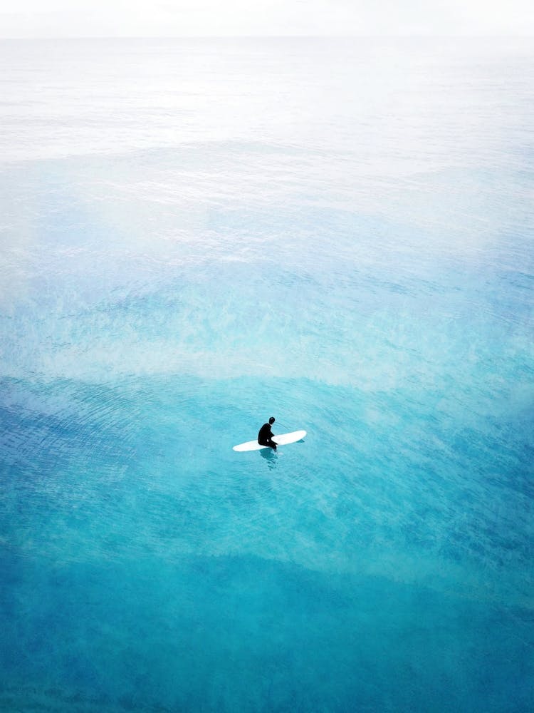 Surfer Print, Surfer Poster, Modern Surf Decor, Minimalist Beach Poster, Coastal Print, Beach Poster, Ocean Wall Art, Sea Poster, Cornwall