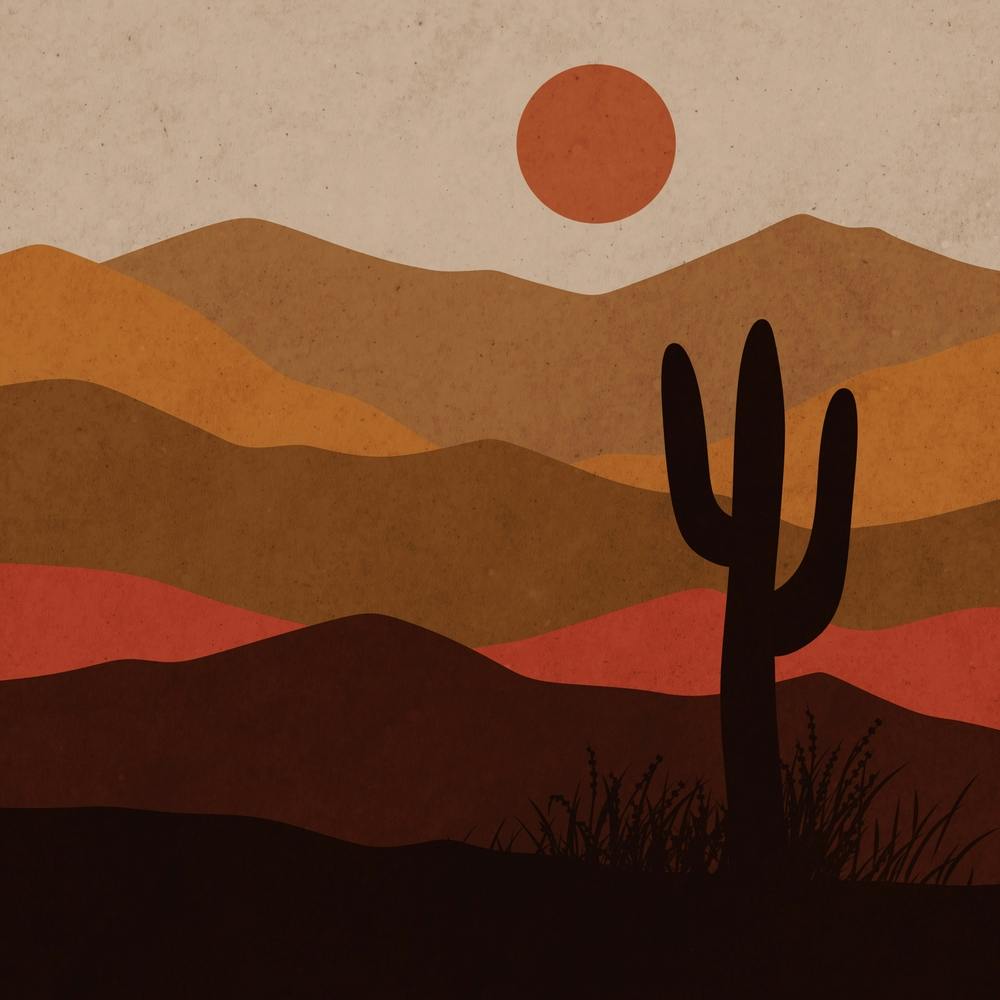 Sunset In The Desert 4