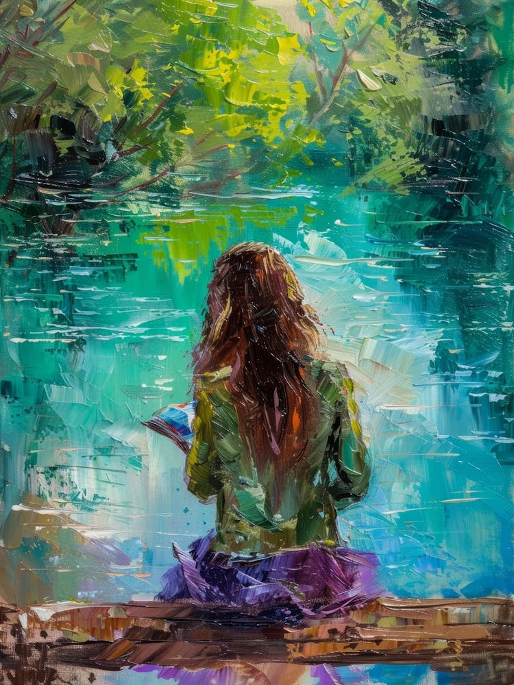 Reading By The River