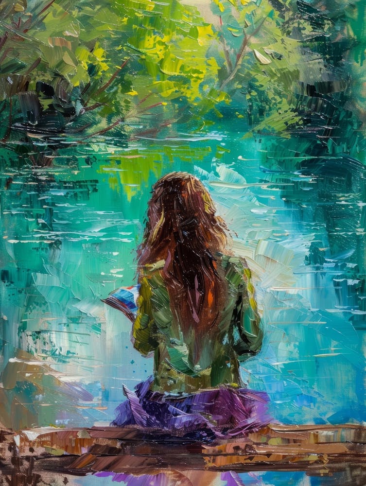 Reading By The River