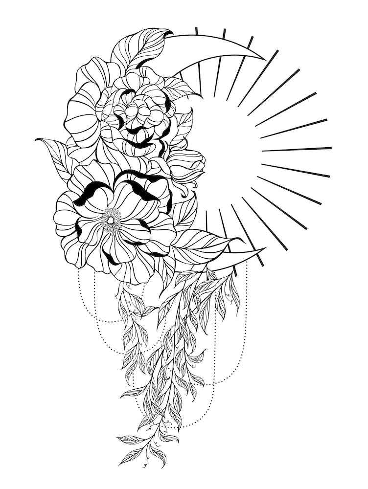 Sun And Moon Beautiful Bonding