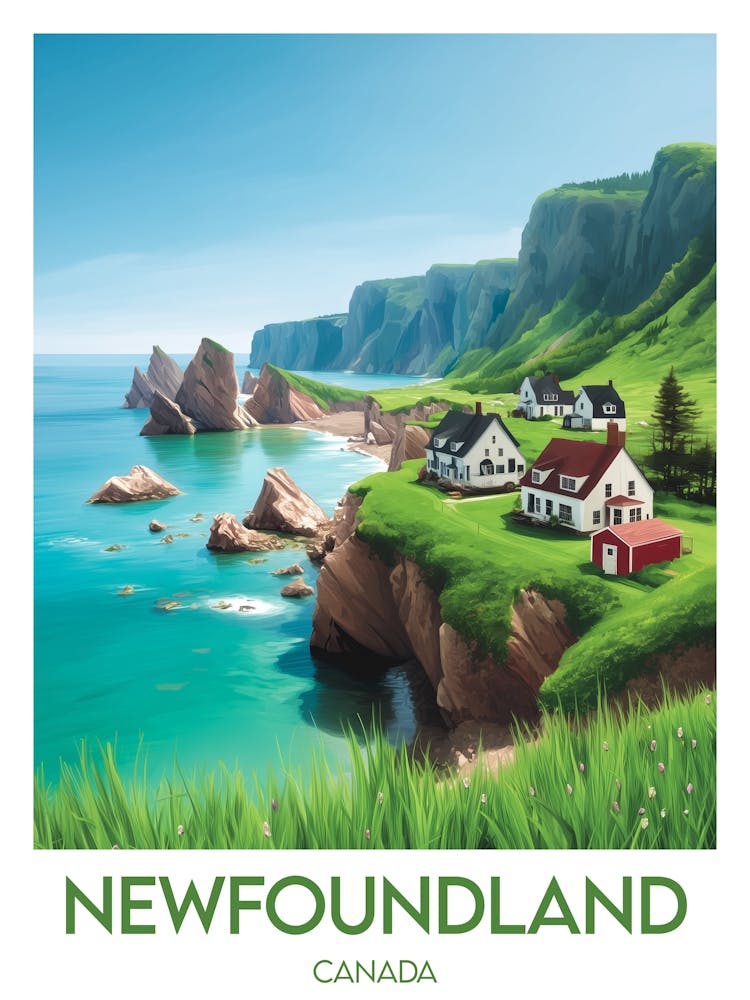 Affiche de voyage Newfoundland
