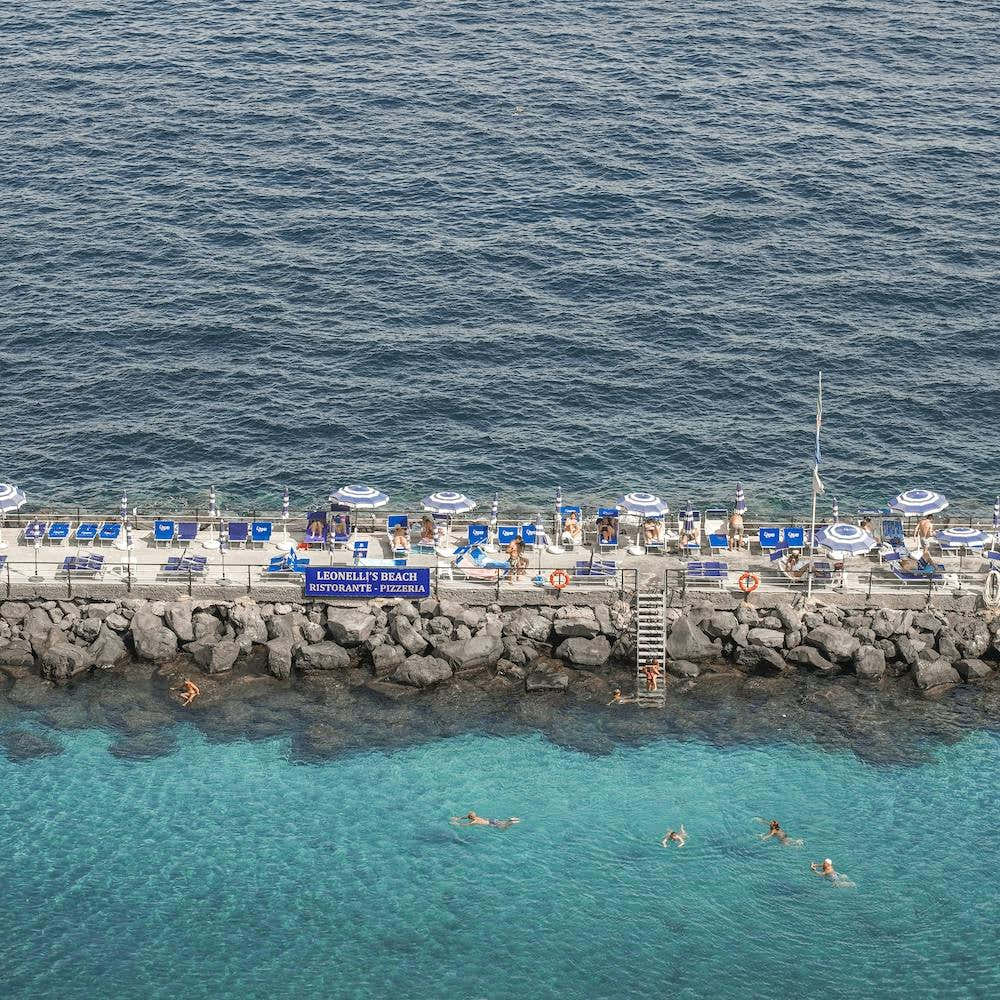 Italian Shades Of Blue Square