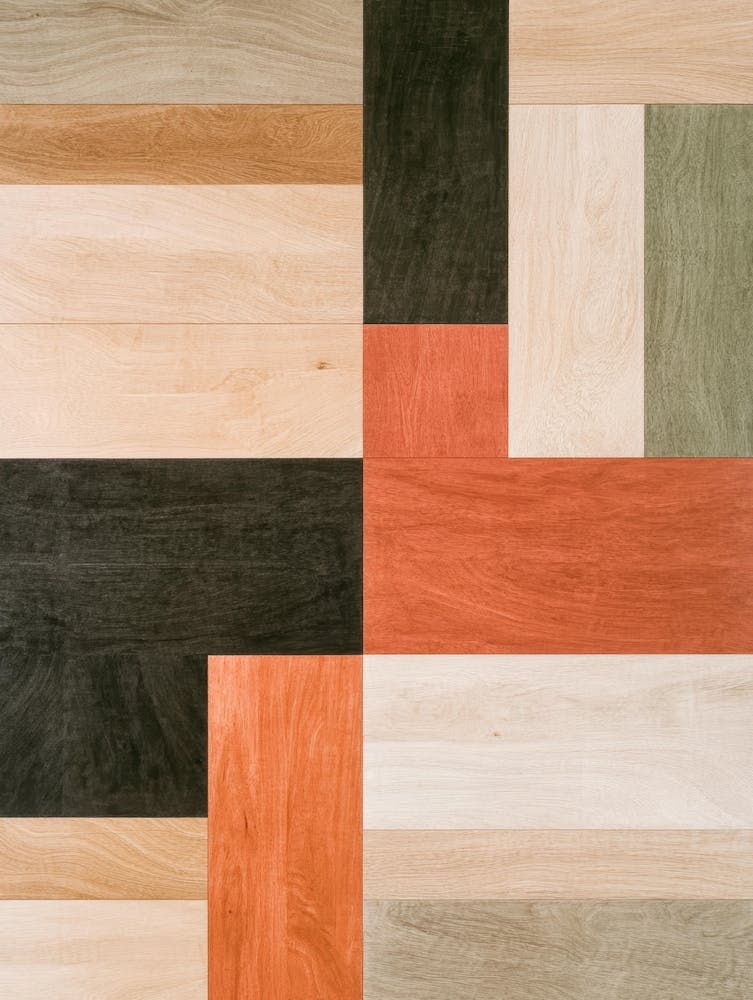 Abstract Wood Floor