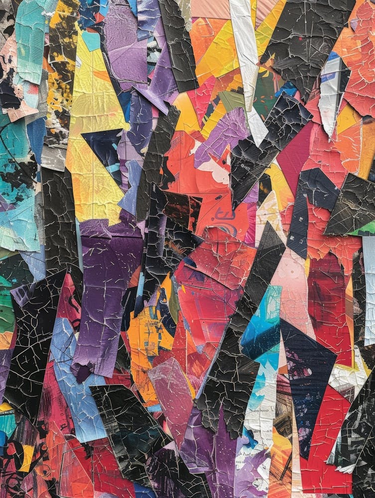 Collage On Paper