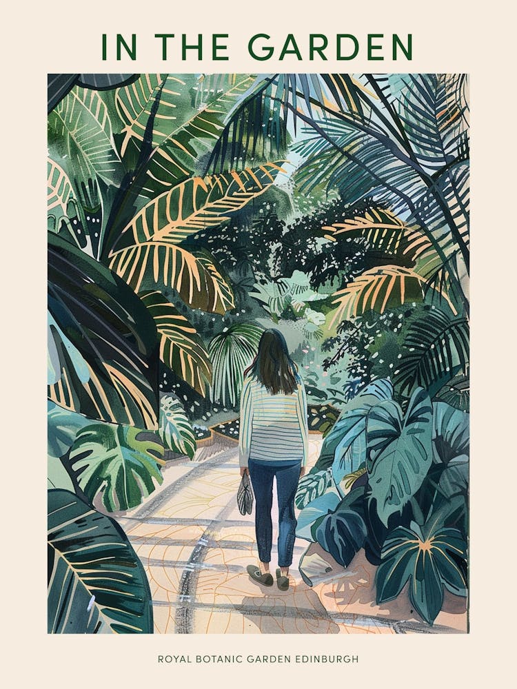 In The Garden Poster Royal Botanic Garden Edinburgh United Kingdom 7
