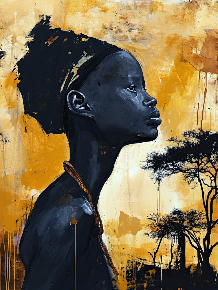 Celestial Whispers; Nomadic African Tales