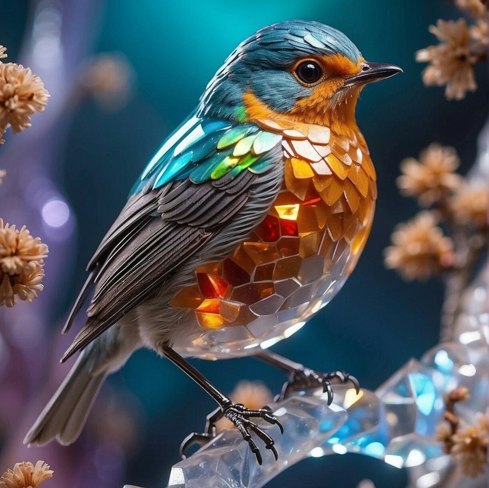 Bird In Glass