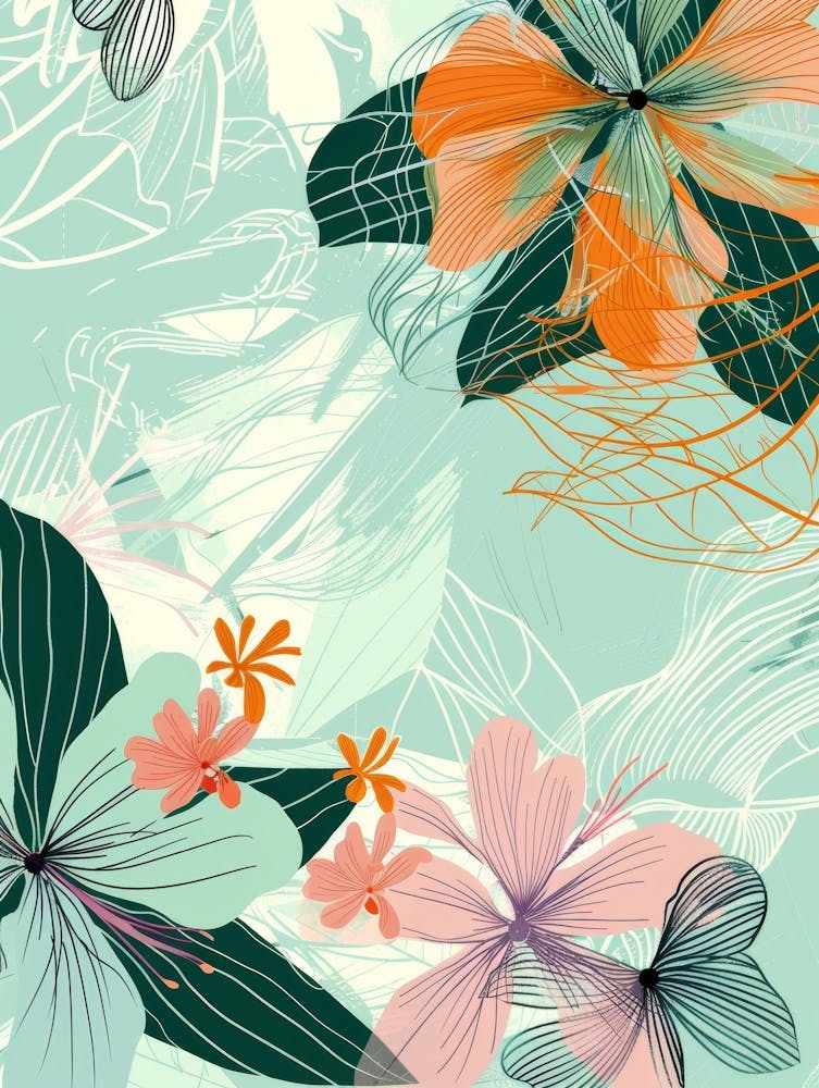 Floral Pattern Vector 2