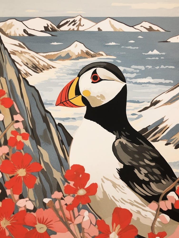 Bird Illustration Puffin 3