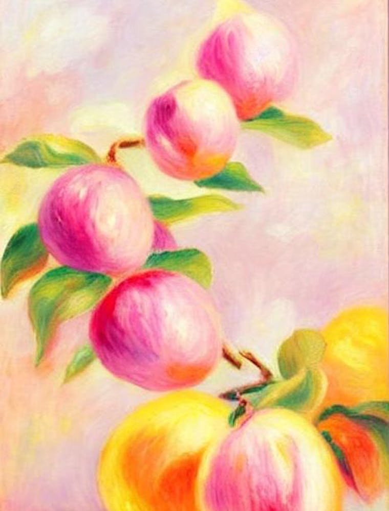 Plum 2 Painting Fruit