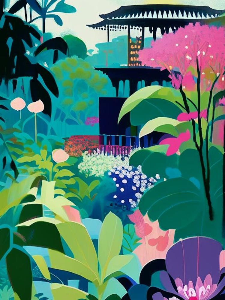 Shanghai Botanical Garden, China Abstract Still Life