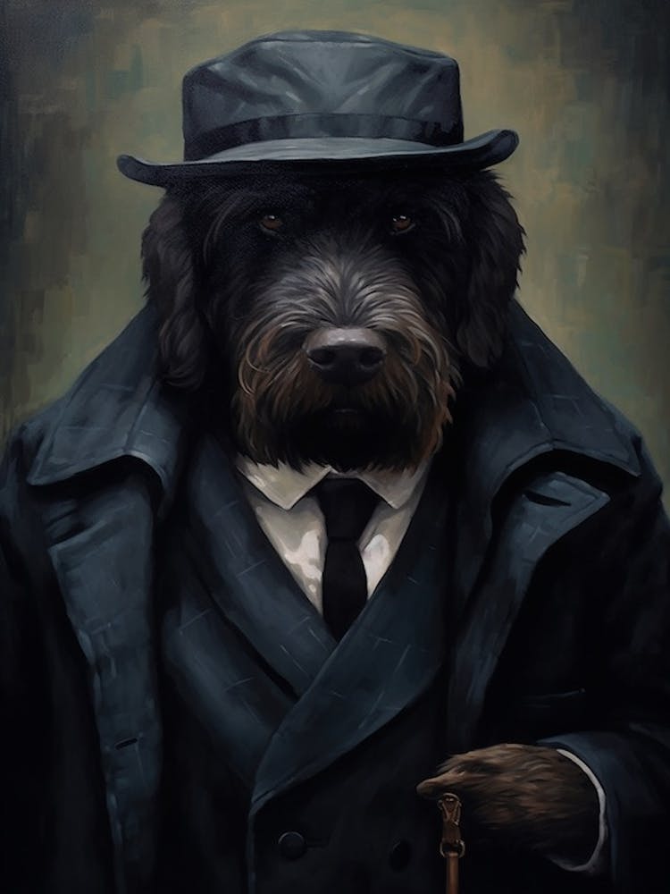 Gangster Dog Black Russian Terrier 2