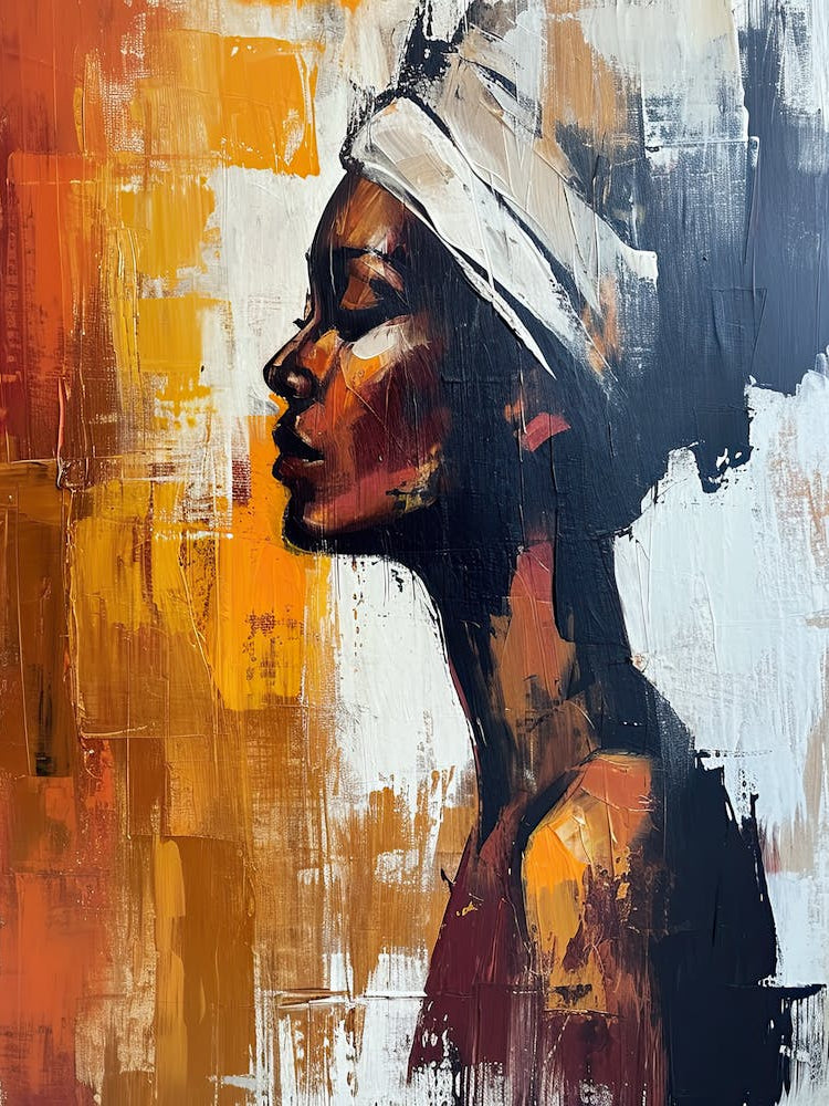 Feathered Fantasy, African Boho Art Style