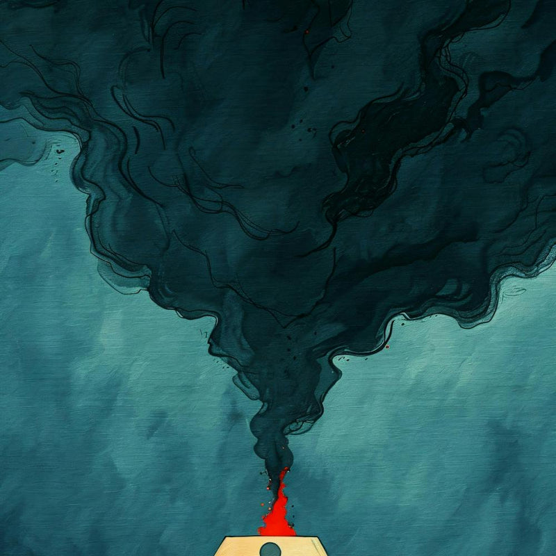 Smoke Rising From A Box